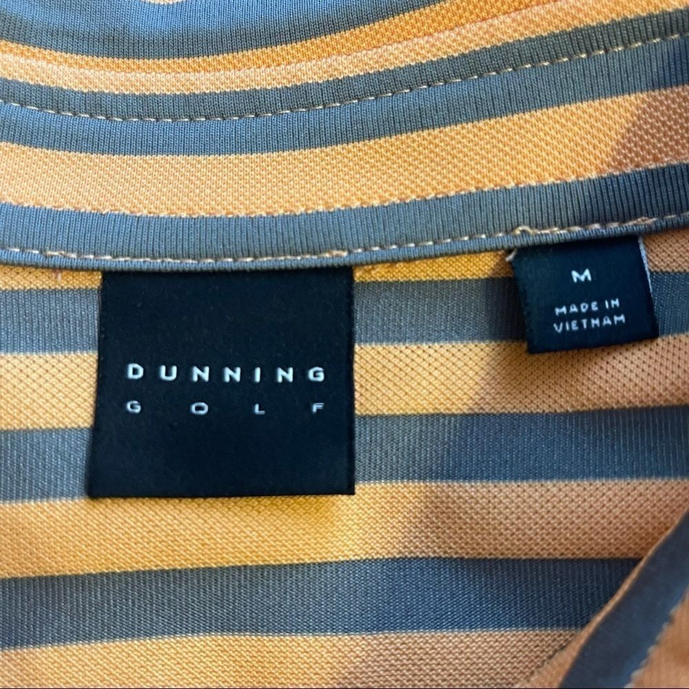 Medium Dunning Golf Orange-Gray SS Polo‎ - Picture 2 of 4